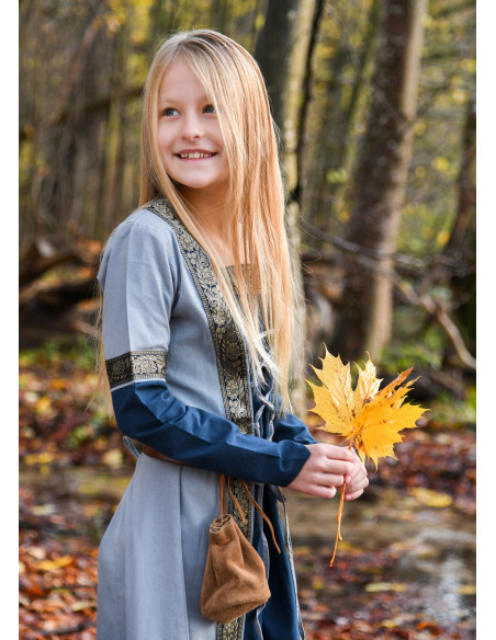 Robe Médiévale fille Leonor à manches...