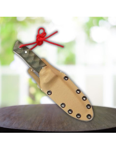 Couteau de sport Muela Kodiak, étui micarta et désert Kydex 2