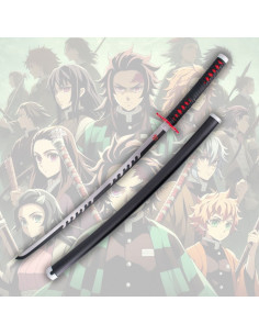 Katana décorative Mingshao de Kamado Tanjirou, Kimetsu No...