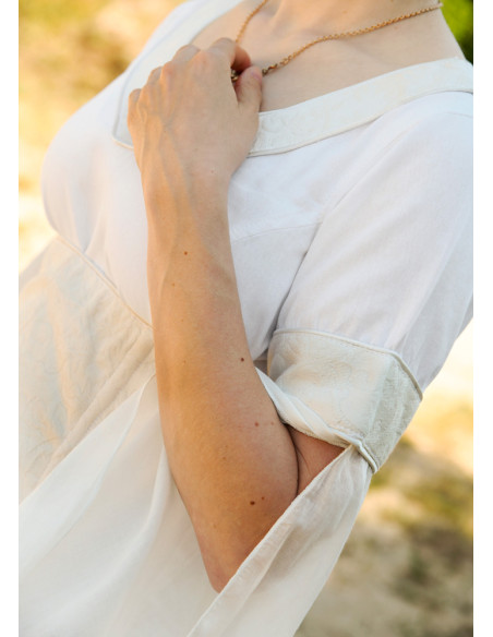 Robe de mariée médiévale avec...