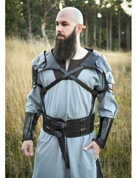 Ceinture médiévale en cuir double...