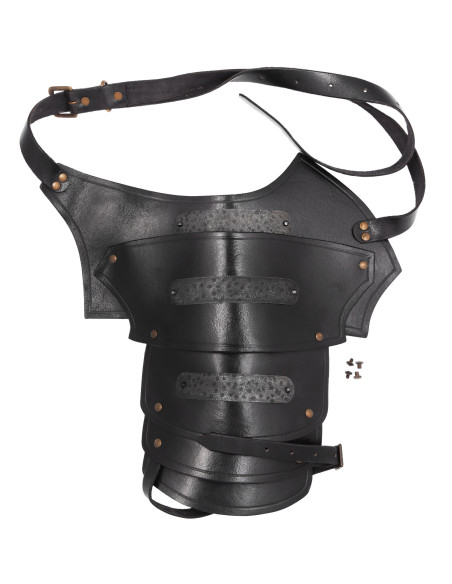 Épaule medieval en cuir modèle Balor,...