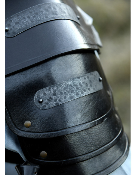 Épaule medieval en cuir modèle Balor,...