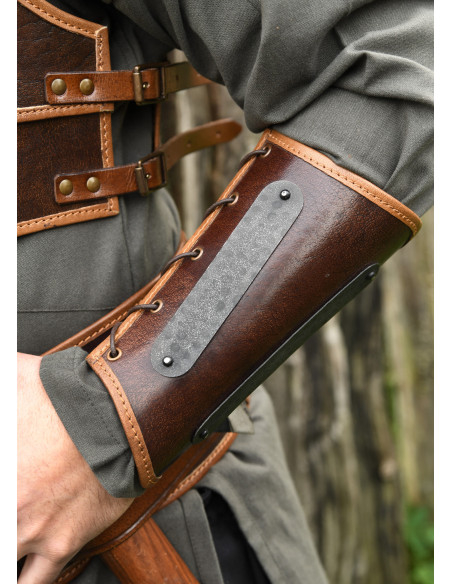 Bracelet médiéval viking cuir modèle...