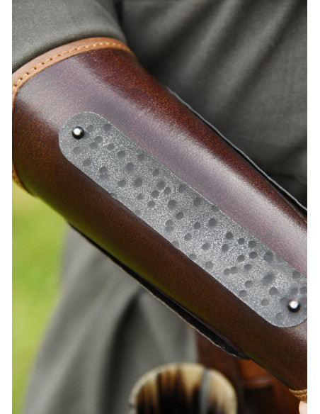 Bracelet médiéval viking cuir modèle...