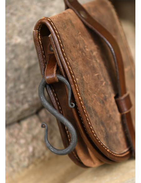 Sac médiéval en cuir modèle Sindri,...