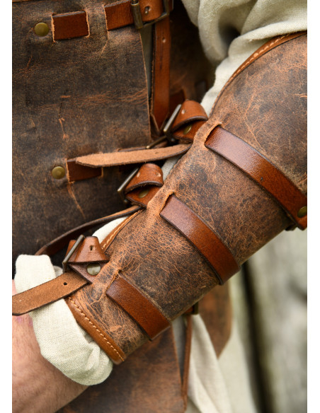 Bracelet médiéval en cuir modèle...