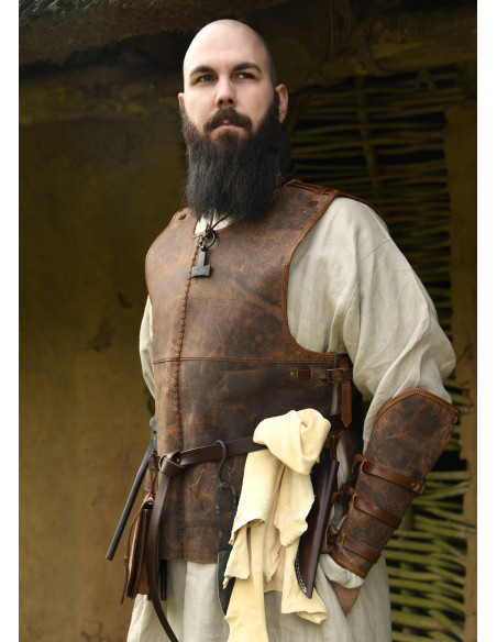 Bracelet médiéval en cuir modèle...