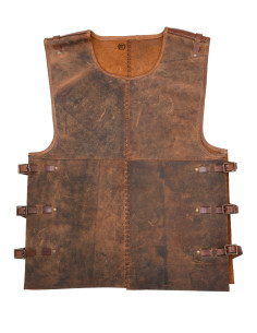 Porte medieval en cuir modèle Sindri, couleur marron