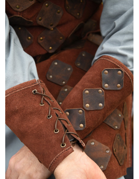 Bracelet médiéval en cuir modèle...