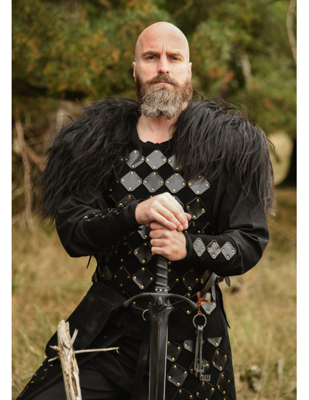 Bracelet médiéval en cuir modèle...