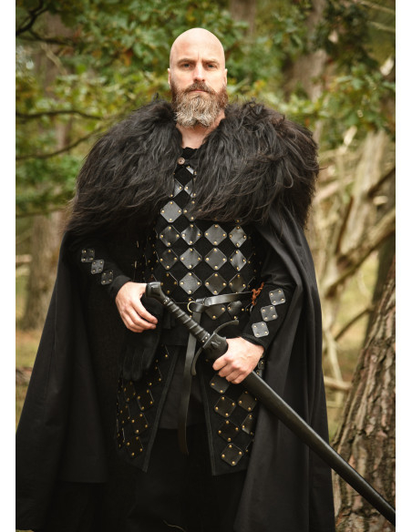 Panneau médiéval en cuir modèle...