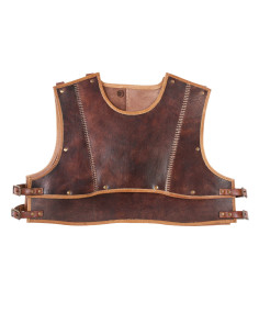 Pans medieval en cuir modèle Arnulf, couleur marron