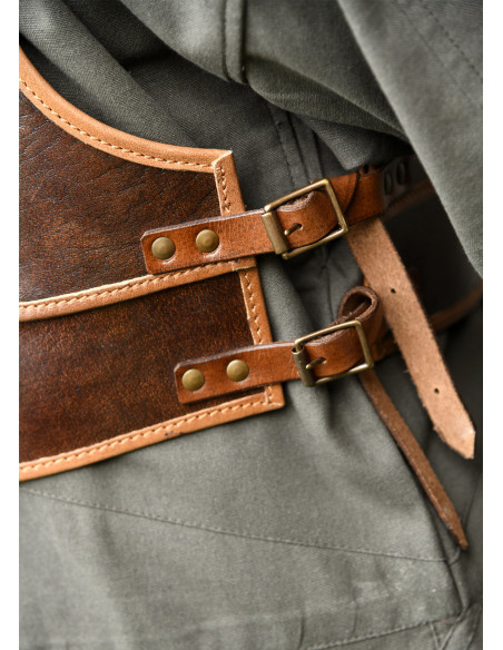 Pans medieval en cuir modèle Arnulf,...