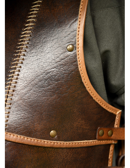 Pans medieval en cuir modèle Arnulf,...