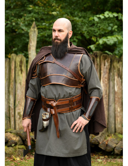 Pans medieval en cuir modèle Arnulf,...