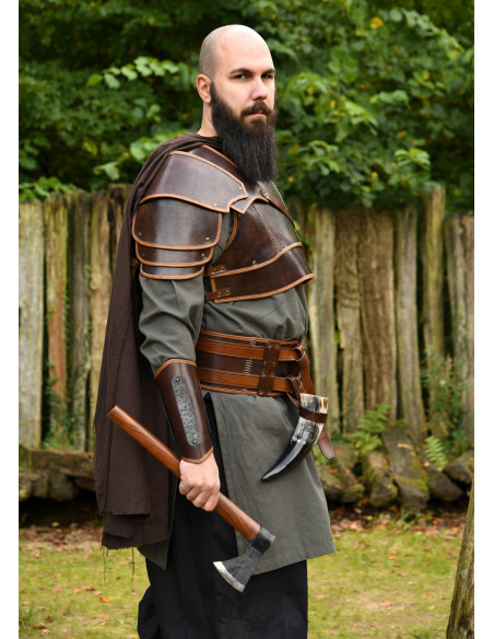 Pans medieval en cuir modèle Arnulf,...