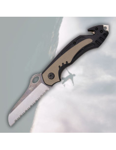 Couteau de secours marque Tramuntana Knives, avec scie...