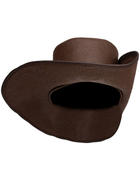 Chapeau médiéval en cuir Deluxe...