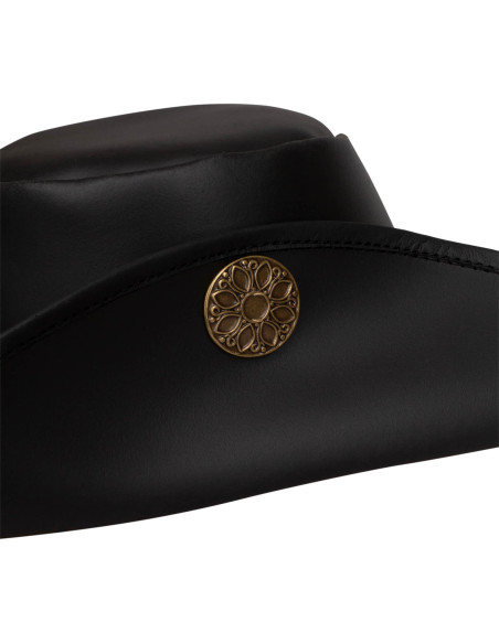 Chapeau médiéval en cuir modèle...