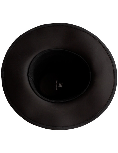 Chapeau du sorcier noir en cuir...