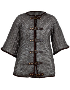 Chemise de cotte de mailles à anneaux plats rivetés,... 2