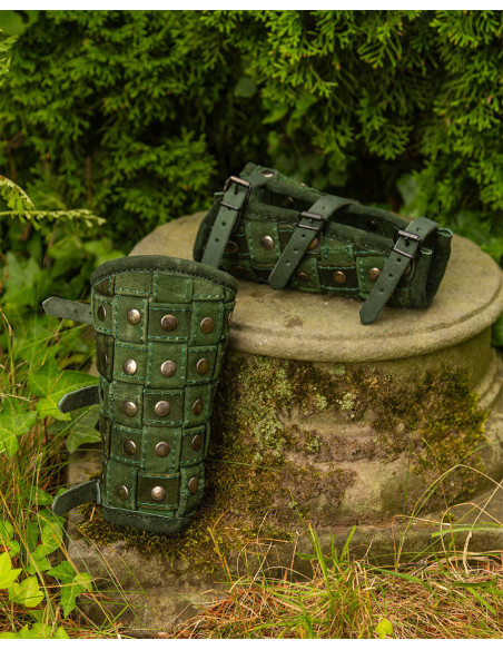 Bracelets médiévaux en cuir modèle...