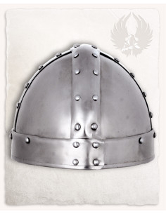 Casque modèle Thorsten en acier de type Spangenhelm,...