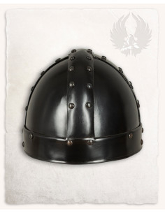 Casque de type Spangenhelm en acier modèle Thorsten,...