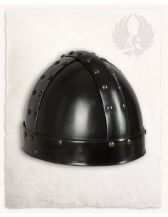 Casque de type Spangenhelm en acier modèle Thorsten,... 2