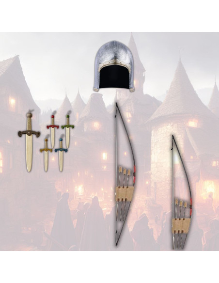 Pack enfant Archer médiéval : Arc...