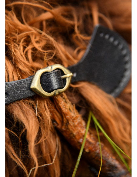 Fermeture de col avec boucle, couleur...