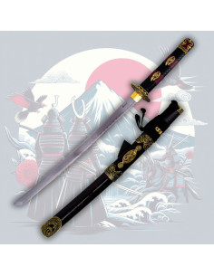 Wakizashi décoratif tsuba Fleur de Cerisier