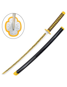 Katana en bambou de Zenitsu Agatsuma de Kimetsu No Yaiba...