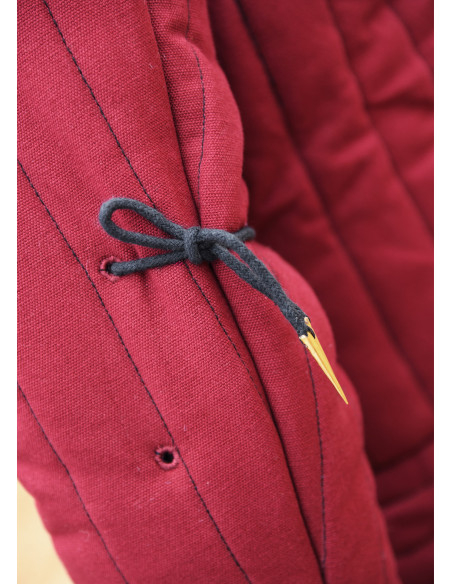 Gambison médiéval en coton rembourré,...