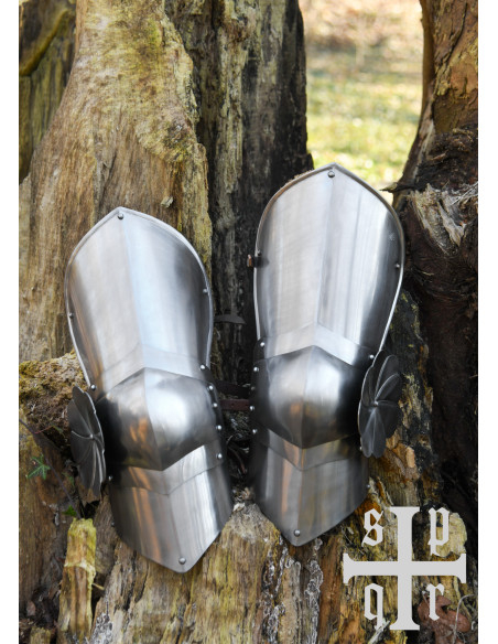 Protecteurs médiévaux en acier pour...