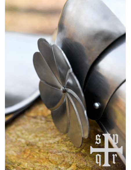 Protecteurs médiévaux en acier pour...