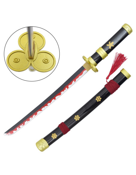 Katana en bambou miniature Enma noire...