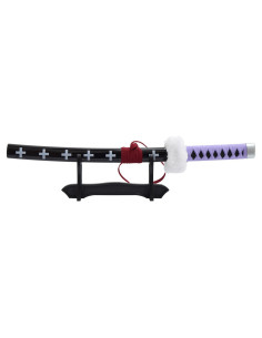 Katana en bambou miniature violette de Trafalgar Law -... 2