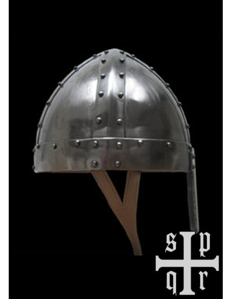 Casque médiéval de type Spangenhelm...