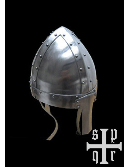 Casque médiéval de type Spangenhelm...