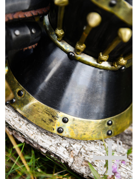 Gantelets sablier Milan 1370, acier...