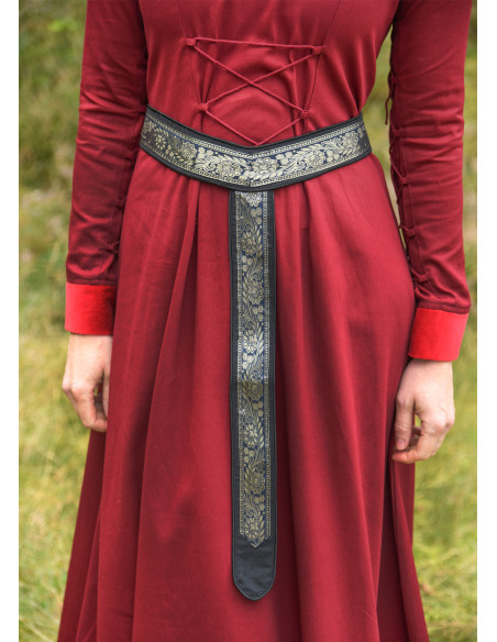 Ceinture médiévale décorée en Y,...