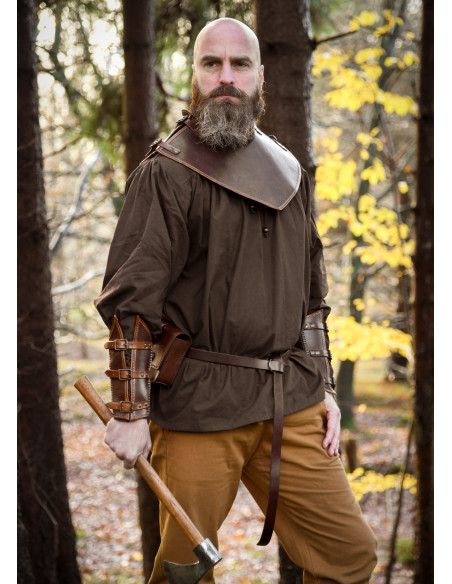 Chemise médiévale en coton modèle...