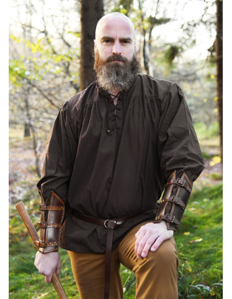 Chemise médiévale en coton modèle...