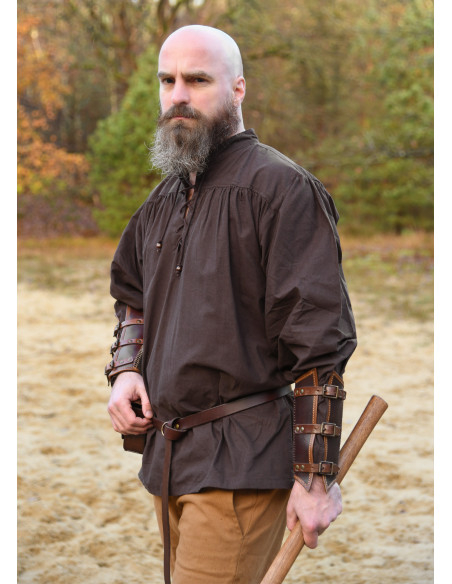 Chemise médiévale en coton modèle...