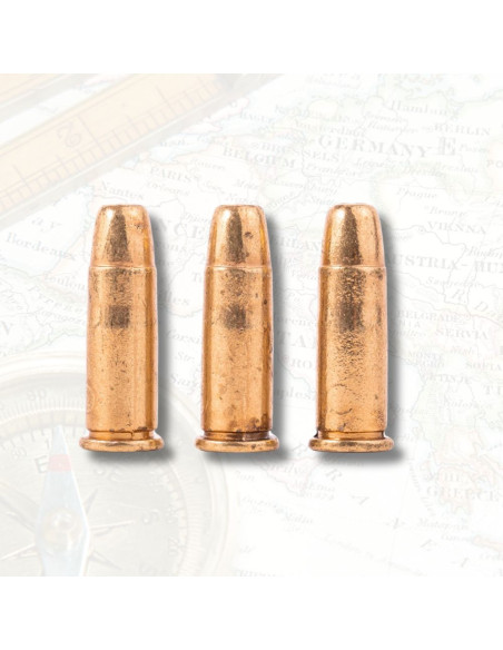 Pack de 3 balles de fusil en métal