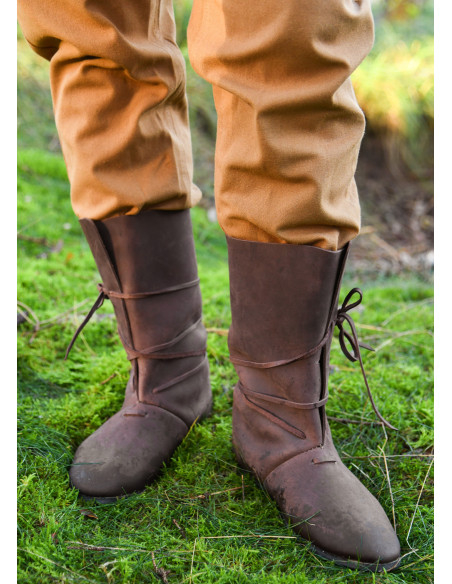 Bottes vikings Oseberg avec lacets,...