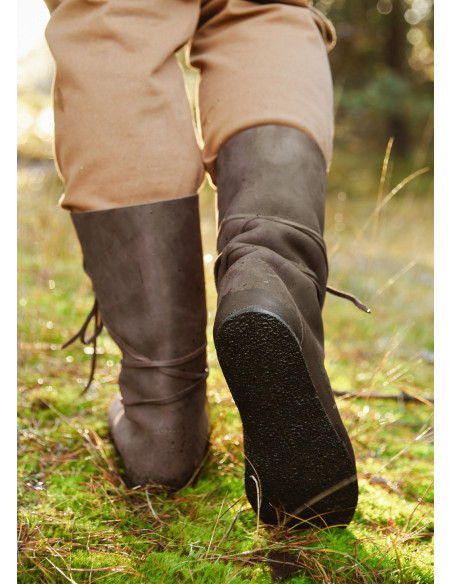 Bottes vikings Oseberg avec lacets,...