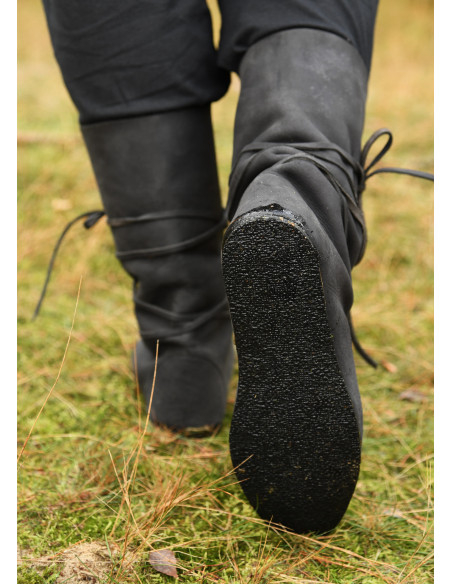 Bottes vikings Oseberg à lacets,...